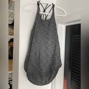 Lulu Lemon Gray Active Tank Size 12